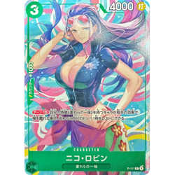 Nico Robin EB03 Promo P-111 Japanese ONE PIECE Card Heroines Edition - NM - Image 2