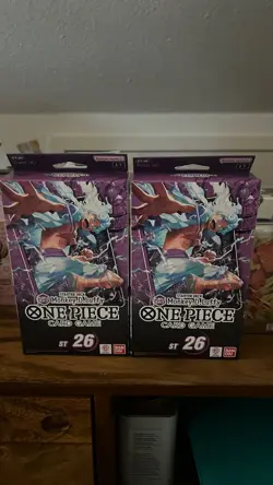 One Piece Card Game ST-26 Starter Deck Purple Black Monkey.D.Luffy EN Neu OVP - Image 1