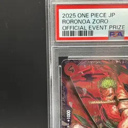 PSA 10 Zoro ST21-015 Flagship Battle Top 8 Prize ONE PIECE Card Japanese - Image 2