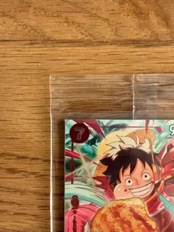 ONE PIECE Card MOS BURGER Collab P-080 Monkey D Luffy Sealed Japan Limited - Image 4