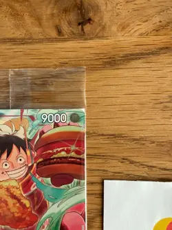 ONE PIECE Card MOS BURGER Collab P-080 Monkey D Luffy Sealed Japan Limited - Image 5