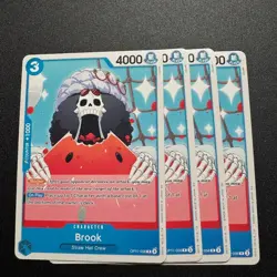 4x Brook OP11-056 Learn Together - One Piece TCG English Playset - Image 1