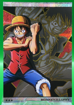 Luffy SR No.10-01 holo One Piece Anime Card Wafers Japanese TCG Bandai - Image 1