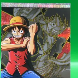 Luffy SR No.10-01 holo One Piece Anime Card Wafers Japanese TCG Bandai - Image 3