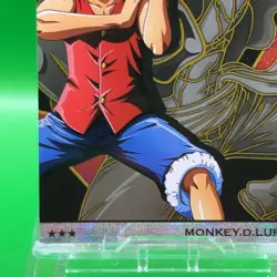 Luffy SR No.10-01 holo One Piece Anime Card Wafers Japanese TCG Bandai - Image 4