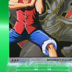 Luffy SR No.10-01 holo One Piece Anime Card Wafers Japanese TCG Bandai - Image 5