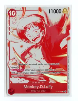 Monkey.D.Luffy (3rd Anniversary Treasure Campaign) ST10-006 C One Piece Promo NM - Image 1