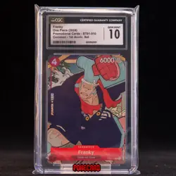 Franky (English Version 1st Anniversary Set) ST01-010 One Piece Promo # CGC 10 - Image 1