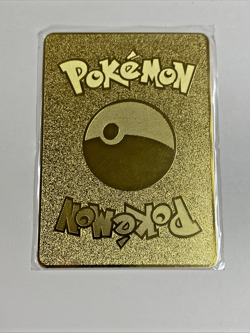 Pokemon TCG Charizard GX 250- Metal Collectors Card Gold Rainbow - NEW - Image 2