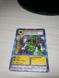 Ogremon BO-04 Digimon Digi Battle Series 1 Card 1999 Bandai - Image 1