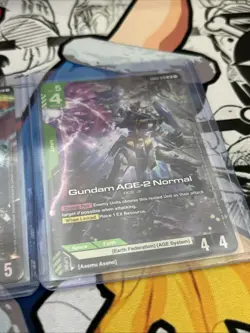 Gundam Card Game GD03-019 LR Gundam Age-2 And GD03-033 LR - Image 3
