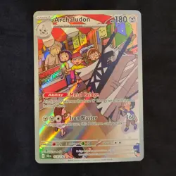 Pokemon TCG Archaludon Card 155/142 Stellar Crown Illustration Rare Mint - Image 1