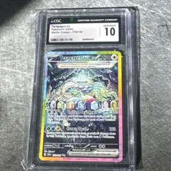CGC 10 Terapagos ex 170/142 SIR Stellar Crown SCR Pokemon Card GEM MINT - Image 1