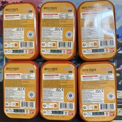 One Piece Card Game Tin Pack Set Vol 2 Factory Sealed New - Lot of 6 - Image 2