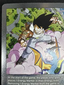Energy Marker E-80 Silver Goku Manga Booster 02 Dragon Ball Card English - Image 2
