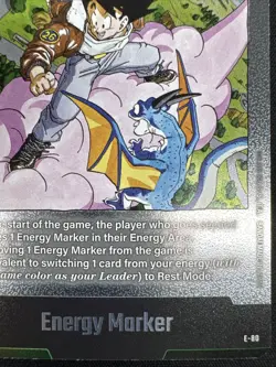 Energy Marker E-80 Silver Goku Manga Booster 02 Dragon Ball Card English - Image 4