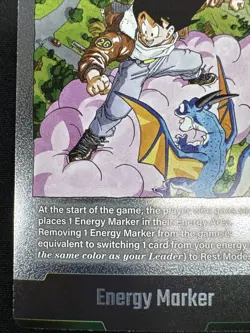 Energy Marker E-80 Silver Goku Manga Booster 02 Dragon Ball Card English - Image 5