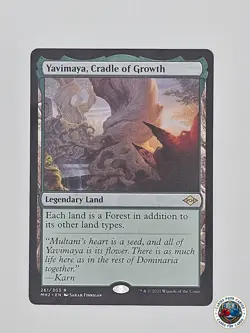 MTG - Modern Horizons - Yavimaya, Cradle of Growth - 261 - LP - Image 3