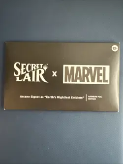 MTG Earth's Mightiest Emblem - Arcane Signet (Rainbow Foil) New Sealed - Image 1