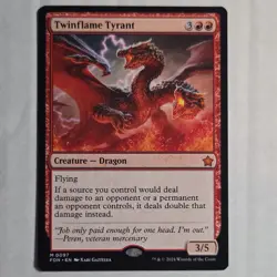 Foundations Mtg: Twinflame Tyrant EN #0097 - Image 1
