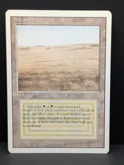 Savannah Revised MTG Magic The Gathering Dual Land Reserved List vintage EDH LP - Image 1