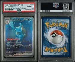 2023 Pokemon SV 151 Blastoise ex Special Illustration Rare #200/165 PSA 10 - Image 3