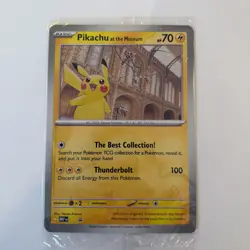 Pikachu At The Museum Promo Card Pokemon English Sealed New - Image 1