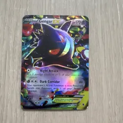 Gengar EX Full Art Ultra Rare Holo 34/119 XY Phantom Forces 170 HP Pokemon Card - Image 2