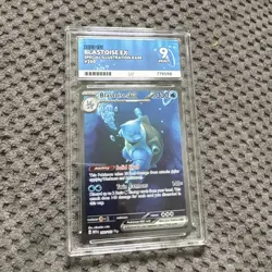 Pokemon TCG Blastoise EX 151 English Special Illustration Card 200/165 Ace 9 - Image 1