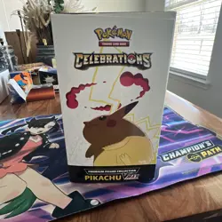Pokemon TCG Celebrations Premium Figure Collection Pikachu VMAX Box 820650809408 - Image 4