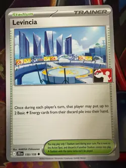 Levincia 150/159 Non Holo Pokemon Play! Play Stamp Prize Pack Series 7 - Image 1