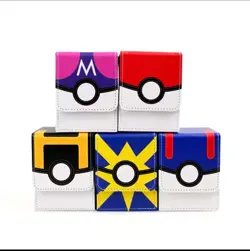 Pokemon Card Deck Storage Box PTCG Board Games magic Master Ball Design - Image 2