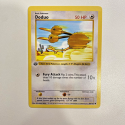 Doduo 48/102 - 1st Edition Shadowless Base Set Pokemon Card NM - Near Mint - Image 1