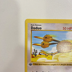 Doduo 48/102 - 1st Edition Shadowless Base Set Pokemon Card NM - Near Mint - Image 4