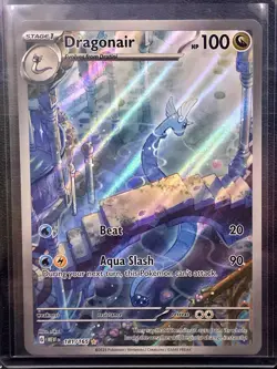 Dragonair 181/165 Sv: Scarlet & Violet Pokemon 151 IR Illustration Rare - Image 1