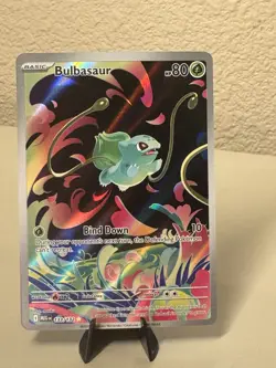 Pokemon Bulbasaur 133/132 English- Mega Evolution Stamped Promo - Image 1