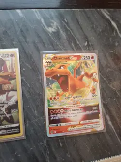 LOTTO 3 CARTE POKEMON CHARIZARD SWSH050 TG03 018 NM DESTINO ASTRI ORIGINE ITA - Image 4