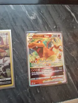 LOTTO 3 CARTE POKEMON CHARIZARD SWSH050 TG03 018 NM DESTINO ASTRI ORIGINE ITA - Image 5