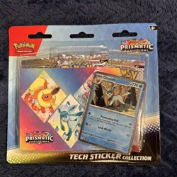 Pokemon Prismatic Evolutions Tech Sticker Collection New Sealed Lot Of 6 - Image 5