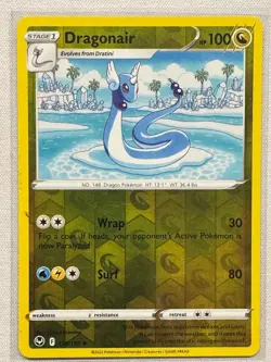 Dragonair 130/195 Uncommon Silver Tempest Pokemon Reverse Holo Near Mint - Image 1