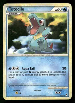 Totodile 74/95 Common Call of Legends Pokemon Moderately Played - Image 1