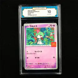TQG 10 GEM MINT 2025 Pokemon JPN Ralts 021/M-P PROMO - Image 1