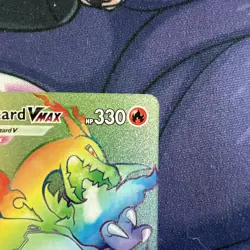 Pokemon TCG Charizard VMAX Rainbow Secret Rare Card 074/073 Champions Path - Image 2