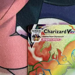 Pokemon TCG Charizard VMAX Rainbow Secret Rare Card 074/073 Champions Path - Image 3