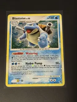 Pokemon TCG Blastoise Holo Rare Card 2/132 Secret Wonders 2007 LP - Image 1