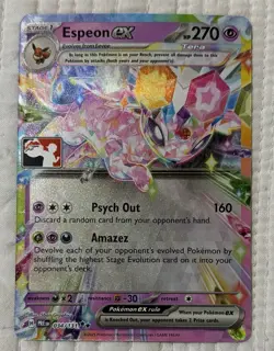 Espeon EX 034/131 Pokemon Play TCG Play Stamp Prize Pack Series 7 NM - Image 1
