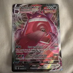 Pokemon TCG Gengar VMAX Fusion Strike 157/264 Holo Ultra Rare - Image 1
