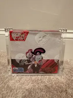 Pokemon TCG S&V DESTINED RIVALS BOOSTER BOX Factory Sealed W/acrylic Case Protec - Image 1