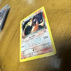 Pokemon Dark Charizard Holo Rare 4/82 Team Rocket 80 HP Unlimited English - Image 3