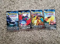 Pokemon TCG EX Delta Species Booster Pack Art Set EMPTY - Image 1